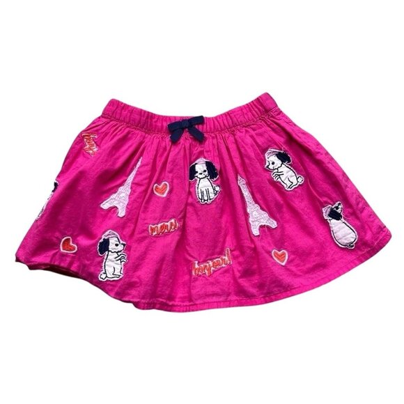 Gymboree Other - Gymboree Toddler Pink Paris Puppies Skirt Size 3T